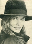 danish Ekstra Bladet - b/w with hat in 1987