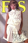 U.S. FBS catalog cover Spring 1985 by Guiseppe Santoro