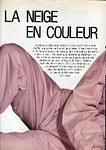"LA NEIGE EN COULEUR" 1 - french COIFFURE BEAUTE INTERNATIONAL 01-02/89 #38