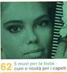 contents b/w "5 MUST PER LA TESTA" - ital. COSMOPOLITAN 02/86 by Bill Silano