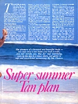 "Super summer Tan plan" 1b - austral. Cosmo 01/86 by Bensimon