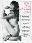 "The Vegetarian Diet" b/w - U.S. Cosmo Beauty & Fitness Spring 1985 by Bruno Gaget