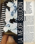 "LA MEJOR SOLUCION" 1b -chile Harpers Bazaar 9-87 by Bill Silano
