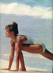 unknown exercise on the beach - arg. Para Ti by Gilles Bensimon