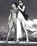 "DAS MODEMONUMENT"  - serie 04/83 Vogue "Sommer: Cool..." by Albert Watson
