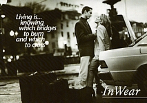 In Wear b/w 1997 good-bye postcard