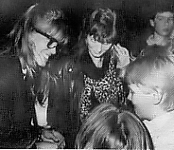 danish 1987 signing autographs with glasses