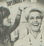 danish Supermodel ´87 Ekstra Bladet 23. May 1987 - checking height of Anette Aaskov