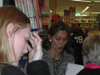 30. Nov. 2003 at danish book-store Gad in Brabrand, Karlas Kabale promo-tour 2