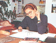 ital. King Mar. 1991 - studying, short hair