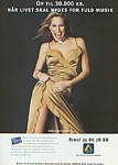 Accept Card 6 golden dress - danish TIVOLI MAGASINET 1-4-1998 #1