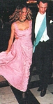 german - 1998 royal party, pink dress, dancing with prince Joachim