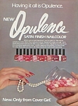 Cover Girl Opulence 1b nail color - U.S. Mademoiselle 6-1984