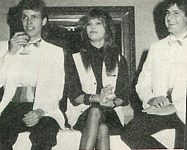 danish SE OG HOR - at her agency 1985 sitting with 2 guys around