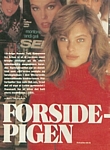 danish Sondag 1984 Forside-Pigen 1