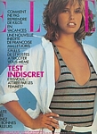 french ELLE 1. Aug. 1983 cover by Gilles Bensimon