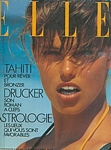 french ELLE 28. May 1984 cover by Gilles Bensimon