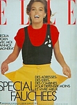 french ELLE 4. June 1984 cover by Fouli Elia