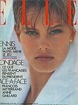 french ELLE 11. June 1984 cover by Gilles Bensimon