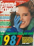 french Femme Actuelle 29. Dec. 1986-4. Jan. 1987 cover by Patrick Demarchelier