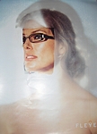 FLEYE 6 poster behind transparent wall - hair knot - danish 2004