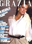 ital. GRAZIA 19. Aug. 1984 cover by Gilles Bensimon