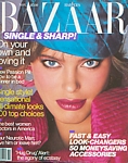 U.S. Bazaar Nov. 1985 cover by Francesco Scavullo
