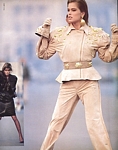 "PARIS wild about body leathers!" 6 - U.S. Bazaar 1-1986 by Paul Amato