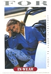 IN WEAR - blue jacket inside car - greece DIVA 03-1993