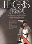 "LE GRIS" 2 - french ELLE 25. April 1983 by Marc Hispard