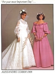 Alessandro bridal couture - U.S. Brides 8-9 1983