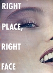 "RIGHT PLACE, RIGHT FACE" 1 - U.S. Mademoiselle 10-1984 by Michel Comte