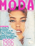 ital. MODA Jan. 1986 cover by Mark Arbeit