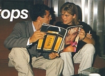 french PHOTO REVUE June 1983 - holds the May 1983 VOGUE Paris in hands she´s on the cover