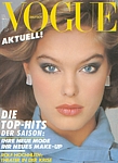 german VOGUE March 1983 cover by Bert Stern