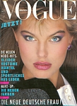german VOGUE Sep. 1983 cover by Bill King