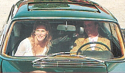 danish SE OG HOR 31. Aug. 2000 - wedding with Tomas inside of the car